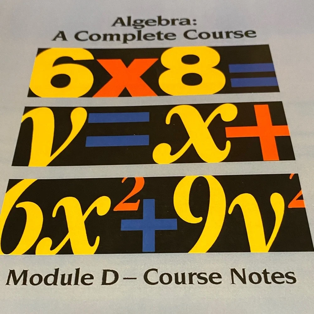 Algebra: A Complete Course Second Edition - Picture 10 of 13